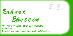 robert epstein business card